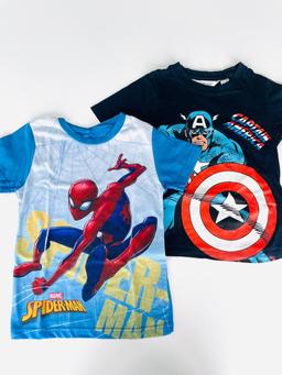Bán bộ áo thun nhân vật trẻ em (Captain America & Spider-Man) 👕 - 0
